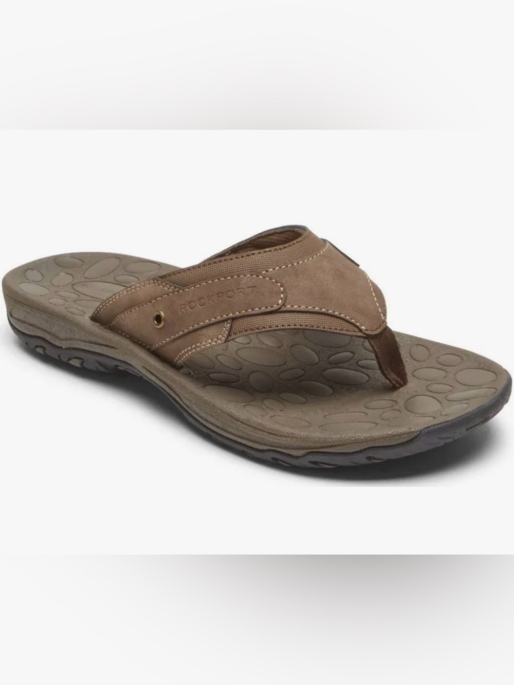 Rockport Men's Hayes Cushioned Footbed Toe-Post Flip-Flops. NIB